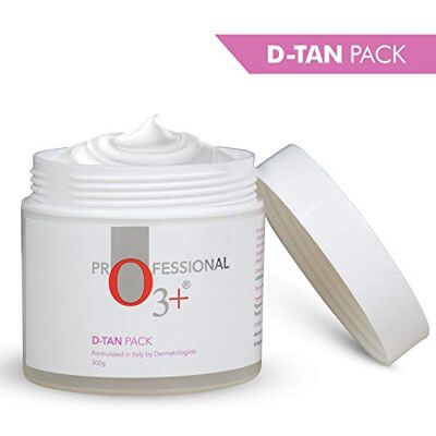 O3+ D-Tan Pack for Instant Skin Brightening and Lightening De Tan Removal Mask Infused with Mint and Eucalyptus Oil Suitable for All Skin Types (300gm) O3+ D-Tan Pack for Instant Skin Brightening and Lightening De Tan Removal Mask Infused with Mint and Eucalyptus Oil Suitable for All Skin Types (300gm)