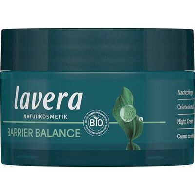 lavera Barrier Balance Crème de nuit Crème sans alcool sans parfum régénération de la peau renforce la barrière cutanée prébiotiques vegan cosmétique naturelle 50 ml lavera Barrier Balance Crème de nuit Crème sans alcool sans parfum régénération de la peau renforce la barrière cutanée prébiotiques vegan cosmétique naturelle 50 ml
