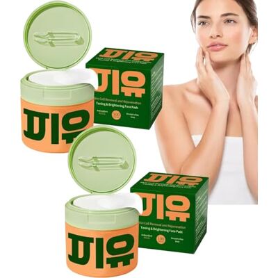 Jesshiny Lot de 100 tampons toniques coréens pour le visage – Exfoliant éclaircissant et hydratant avec antioxydants, tonification et lissage doux K-Beauty (2 pièces) Jesshiny Lot de 100 tampons toniques coréens pour le visage – Exfoliant éclaircissant et hydratant avec antioxydants, tonification et lissage doux K-Beauty (2 pièces)