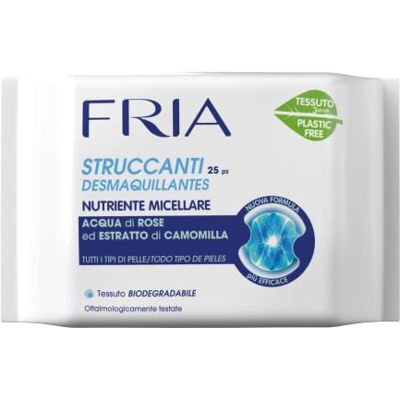 Fria Toallitas Desmaquillantes Con Cojincillos 25 UDS Démaquillant Fria Toallitas Desmaquillantes Con Cojincillos 25 UDS Démaquillant