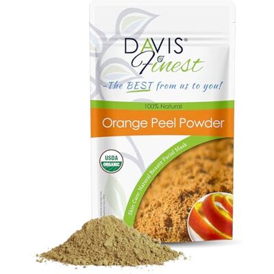 Davis Finest Poudre exfoliante orange pour éclaircir la peau, enlever les taches pigmentaires, réduire les pores, soin du visage, anti-boutons, peau grasse, acné, masque de beauté, cosmétique naturel Davis Finest Poudre exfoliante orange pour éclaircir la peau, enlever les taches pigmentaires, réduire les pores, soin du visage, anti-boutons, peau grasse, acné, masque de beauté, cosmétique naturel