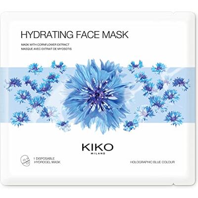 Kiko Milano Masque facial hydratant Hydrogel hydratant masque facial avec extrait de cornflower Kiko Milano Masque facial hydratant Hydrogel hydratant masque facial avec extrait de cornflower