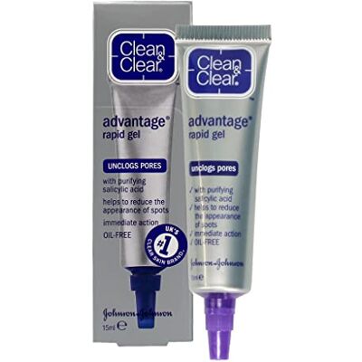 Clean & Clear Advantage Quick Clear Gel de traitement (15 ml) – Lot de 2 Clean & Clear Advantage Quick Clear Gel de traitement (15 ml) – Lot de 2