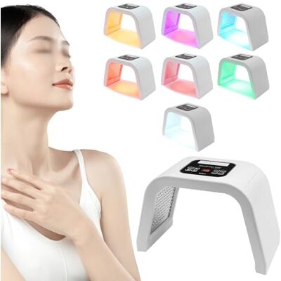 GAOUSD Masque LED Visage Luminothérapie De 7 Couleurs Lampe De Thérapie Machine Equipement De Beauté LED,Avec Bouton Dissipation De Chaleur,Pour Salon De Beauté, Maison GAOUSD Masque LED Visage Luminothérapie De 7 Couleurs Lampe De Thérapie Machine Equipement De Beauté LED,Avec Bouton Dissipation De Chaleur,Pour Salon De Beauté, Maison