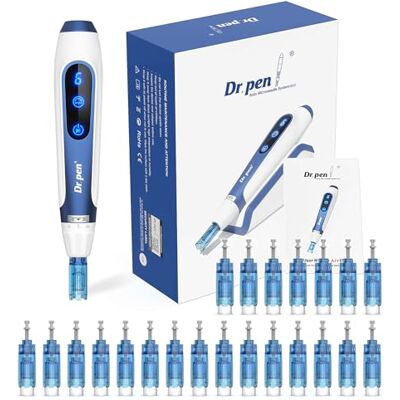 Lazzybeauty Dr.pen A11 Stylo à micro-aiguilles professionnel avec bouton de pause et écran tactile intelligent, appareil à micro-aiguilles sans fil pour rajeunissement de la peau, réduction des rides, acné, Lazzybeauty Dr.pen A11 Stylo à micro-aiguilles professionnel avec bouton de pause et écran tactile intelligent, appareil à micro-aiguilles sans fil pour rajeunissement de la peau, réduction des rides, acné,