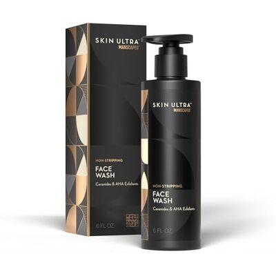 Manscaped Refining The Gentleman MANSCAPED® Skin Ultra™ Nettoyant Visage Exfoliant pour Hommes Enrichi en céramides pour une peau douce, lisse et éclatante, Complexe AHA pour une exfoliation douce, Formule non irritante, 177 ml Manscaped Refining The Gentleman MANSCAPED® Skin Ultra™ Nettoyant Visage Exfoliant pour Hommes Enrichi en céramides pour une peau douce, lisse et éclatante, Complexe AHA pour une exfoliation douce, Formule non irritante, 177 ml