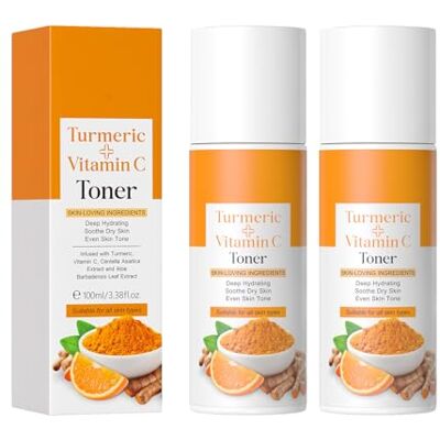 YOENBG West Month Lot de 2 toners hydratants à la vitamine C au curcuma pour le visage et le cou pour le visage et le cou YOENBG West Month Lot de 2 toners hydratants à la vitamine C au curcuma pour le visage et le cou pour le visage et le cou