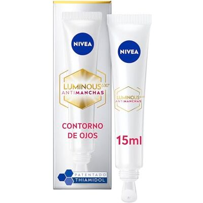 NIVEA Cellular Luminous 630 Contour des Yeux Anti-Cernes (1 x 15 ml) Crème Anti-Âge à l'Acide Hyaluronique Crème Anti-Rides pour Dégonfler Le Visage Fatigué NIVEA Cellular Luminous 630 Contour des Yeux Anti-Cernes (1 x 15 ml) Crème Anti-Âge à l'Acide Hyaluronique Crème Anti-Rides pour Dégonfler Le Visage Fatigué