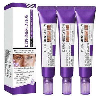 QGuoJie Crème anti-hyperpigmentation avancée Élimine les taches brunes et traitement du visage anti-âge Crème hydratante éclaircissante pour tous les types de peau (3) QGuoJie Crème anti-hyperpigmentation avancée Élimine les taches brunes et traitement du visage anti-âge Crème hydratante éclaircissante pour tous les types de peau (3)