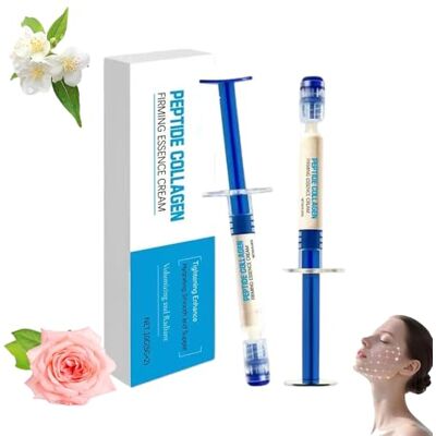 JIAOY Crème essence élastique au collagène polypeptide, lotion anti-rides au collagène micro-moléculaire, crème visage hydratante et raffermissante, soin anti-âge hydratant intense pour femmes (1PCS) JIAOY Crème essence élastique au collagène polypeptide, lotion anti-rides au collagène micro-moléculaire, crème visage hydratante et raffermissante, soin anti-âge hydratant intense pour femmes (1PCS)