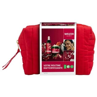 WELEDA Trousse Visage Grenade & peptides de Maca – Crème Jour & Sérum Raffermissants, Coffret Soin Visage 40+, Anti Rides & Fermeté, Protège de La Lumière Bleue, Teint Éclatant, Vegan NATRUE, 40+30ml WELEDA Trousse Visage Grenade & peptides de Maca – Crème Jour & Sérum Raffermissants, Coffret Soin Visage 40+, Anti Rides & Fermeté, Protège de La Lumière Bleue, Teint Éclatant, Vegan NATRUE, 40+30ml
