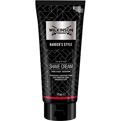 Wilkinson Sword Barber's Style Crème à raser Flacon de 177 ml Sandalwood Scent Wilkinson Sword Barber's Style Crème à raser Flacon de 177 ml Sandalwood Scent