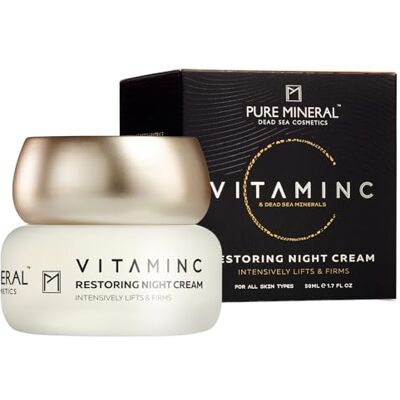 Crème de Nuit Pure à la Vitamine C - Rajeunit et Raffermit Crème de Nuit Pure à la Vitamine C - Rajeunit et Raffermit