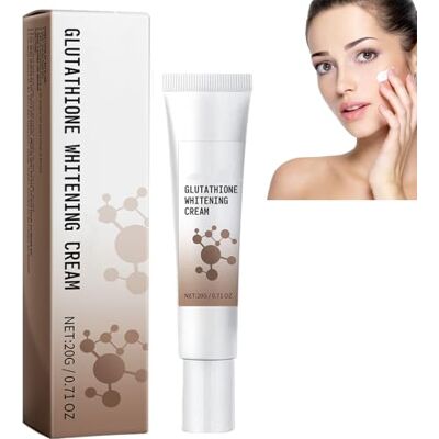 homomdy Glutathione Crème éclaircissante pour le visage, glutathione Crème hydratante pour le visage, crème éclaircissante pour le visage, contre les rides et les taches brunes (1 pièce) homomdy Glutathione Crème éclaircissante pour le visage, glutathione Crème hydratante pour le visage, crème éclaircissante pour le visage, contre les rides et les taches brunes (1 pièce)