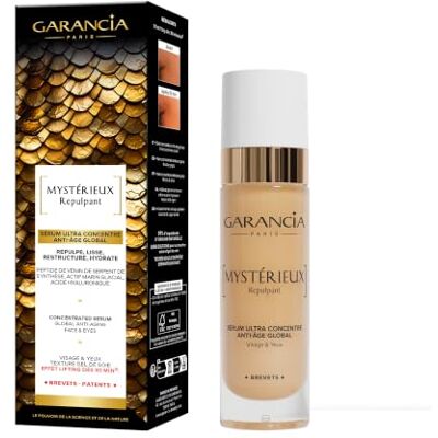 Garancia MYSTÉRIEUX Repulpant Sérum ultra concentré anti-âge global Visage & yeux 30ml Garancia MYSTÉRIEUX Repulpant Sérum ultra concentré anti-âge global Visage & yeux 30ml