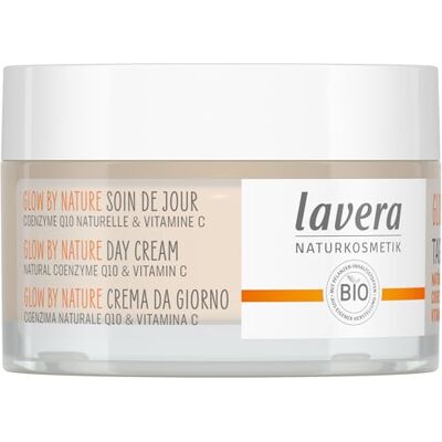 lavera GLOW BY NATURE Soin de jour – Cosmétique naturel – Végétalien – Q10 & vitamine C – Hydratant – Crème de jour – Revitalisante – Certifié PETA – 1 x 50 ml lavera GLOW BY NATURE Soin de jour – Cosmétique naturel – Végétalien – Q10 & vitamine C – Hydratant – Crème de jour – Revitalisante – Certifié PETA – 1 x 50 ml
