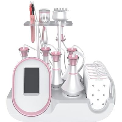 X&Z-XAOY Machine minceur 9 en 1 Cavitation Élimination des rides Machine 80K Soins De La Peau Beauté Machine Pour Brûler Les Graisses, Minceur, Anti-vieillissement (Couleur : B) X&Z-XAOY Machine minceur 9 en 1 Cavitation Élimination des rides Machine 80K Soins De La Peau Beauté Machine Pour Brûler Les Graisses, Minceur, Anti-vieillissement (Couleur : B)
