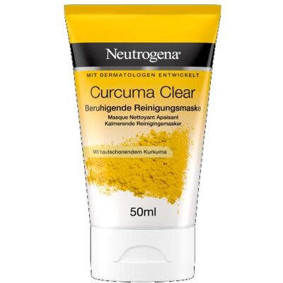 Neutrogena Curcuma Clear Masque nettoyant apaisant (50 ml) Masque de beauté avec curcuma doux pour la peau, soin de la peau et soin du visage Masque pour le nettoyage du visage pour les peaux Neutrogena Curcuma Clear Masque nettoyant apaisant (50 ml) Masque de beauté avec curcuma doux pour la peau, soin de la peau et soin du visage Masque pour le nettoyage du visage pour les peaux