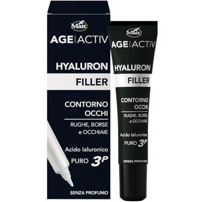 Matt Age Activ Crème Contour des Yeux Effet Lifting Lissage Intensif pour Anti-Rides, Sacs et Cernes Acide Hyaluronique 3P Lot de 15 ml Matt Age Activ Crème Contour des Yeux Effet Lifting Lissage Intensif pour Anti-Rides, Sacs et Cernes Acide Hyaluronique 3P Lot de 15 ml