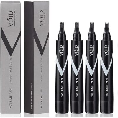 VOID Homme Lot de 4 stylos de coiffage pour barbe – Crayon de remplissage instantané et doublure pour barbe étanche et facile à remplir, façonner et marquer avec marqueur (Marron clair, Paquet de 4) VOID Homme Lot de 4 stylos de coiffage pour barbe – Crayon de remplissage instantané et doublure pour barbe étanche et facile à remplir, façonner et marquer avec marqueur (Marron clair, Paquet de 4)