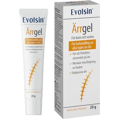 Evolsin Gel cicatrice pour enfants & adultes creme cicatrisante réduit la visibilité des cicatrices & diminue la tension des tissus & les démangeaisons Scar gel tous types de cicatrices (20 g) Evolsin Gel cicatrice pour enfants & adultes creme cicatrisante réduit la visibilité des cicatrices & diminue la tension des tissus & les démangeaisons Scar gel tous types de cicatrices (20 g)