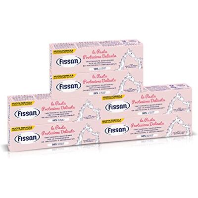 Fissan Pâtes de protection délicates – Traitement quotidien pour prévention contre les irritations et les rougeurs – Cliniquement testé – 98% Origine naturelle – Avec oxyde de zinc et camomille – 6 Fissan Pâtes de protection délicates – Traitement quotidien pour prévention contre les irritations et les rougeurs – Cliniquement testé – 98% Origine naturelle – Avec oxyde de zinc et camomille – 6