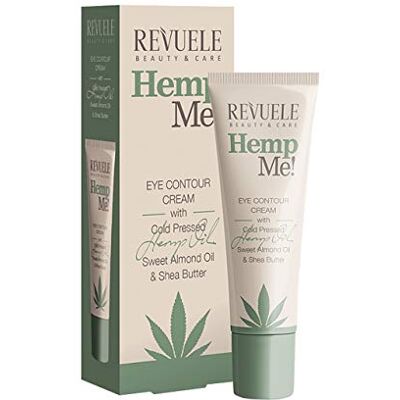 Revuele , Hemp Me Bio Lot de 100 ml de crème contour des yeux pure et naturelle enrichie en huile de chanvre pressée à froid et à l'huile d'amande douce Crème hydratante jour et nuit 35 ml Revuele , Hemp Me Bio Lot de 100 ml de crème contour des yeux pure et naturelle enrichie en huile de chanvre pressée à froid et à l'huile d'amande douce Crème hydratante jour et nuit 35 ml