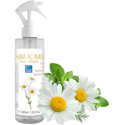 bleu & marine Bretania Hydrolate Écologique Camomille, Pomme Apaisant, Éclaircissant Soin Naturel Peau Sensible, Bébé Anti-Inflammatoire 200 ml Spray, Transparent bleu & marine Bretania Hydrolate Écologique Camomille, Pomme Apaisant, Éclaircissant Soin Naturel Peau Sensible, Bébé Anti-Inflammatoire 200 ml Spray, Transparent