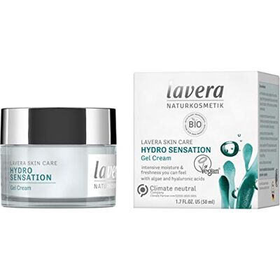 lavera Hydro Refresh Crème Gel Avec algues et acide hyaluronique Effet fraîcheur perceptible Végétalien Cosmétique naturel 50 ml lavera Hydro Refresh Crème Gel Avec algues et acide hyaluronique Effet fraîcheur perceptible Végétalien Cosmétique naturel 50 ml