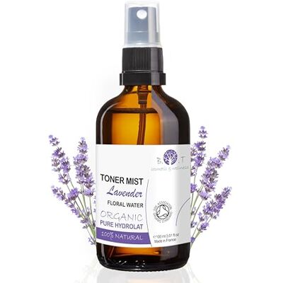 B.O.T cosmetic & wellness Hydrolat d'eau florale bio de lavande bio Idéal comme parfum corporel et tonique pour le visage Anti-cellulite et stimulant de croissance des cheveux Désodorisant B.O.T cosmetic & wellness Hydrolat d'eau florale bio de lavande bio Idéal comme parfum corporel et tonique pour le visage Anti-cellulite et stimulant de croissance des cheveux Désodorisant