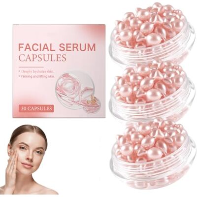 homomdy Capsules de vitamine E pour le visage, sérum en capsule raffermissant anti-âge pour la réparation de la peau, hydratant, liftant et lissant pour ridules et ridules, illumine le teint de la peau (3pcs) homomdy Capsules de vitamine E pour le visage, sérum en capsule raffermissant anti-âge pour la réparation de la peau, hydratant, liftant et lissant pour ridules et ridules, illumine le teint de la peau (3pcs)