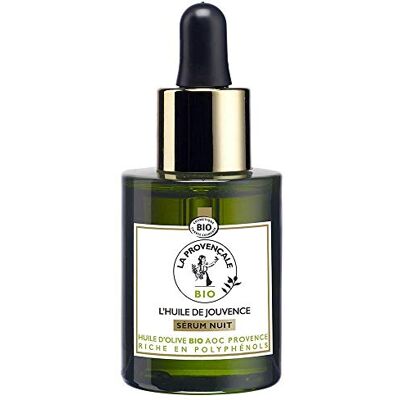 La Provençale Bio Provençale – L'Huile de Jouvence Sérum Nuit – Soin Visage Certifié Bio – Huile d’Olive Bio AOC Provence – Pour Tous Types de Peaux, Même Sensibles – 30 ml La Provençale Bio Provençale – L'Huile de Jouvence Sérum Nuit – Soin Visage Certifié Bio – Huile d’Olive Bio AOC Provence – Pour Tous Types de Peaux, Même Sensibles – 30 ml
