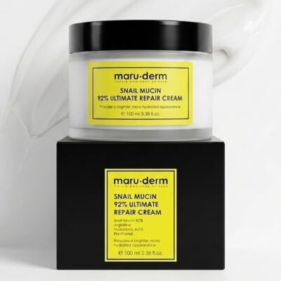 maru.derm Maruderm Crème Réparatrice Ultime à la Mucine d'Escargot 92% Hydratation et Régénération 100 ML maru.derm Maruderm Crème Réparatrice Ultime à la Mucine d'Escargot 92% Hydratation et Régénération 100 ML