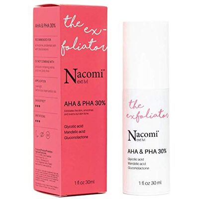 Nacomi NEXT LEVEL ACID PEELING AHA + PHA 30% 30ML Nacomi NEXT LEVEL ACID PEELING AHA + PHA 30% 30ML