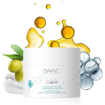 BANDI Beurre Démaquillant 2-en-1 : Nettoyant Visage Hydratant Pour Peau Sensible Démaquillant Yeux Spf et Soin Visage Beurre Cosmétique au Phytocéramide et Huile Dolive BANDI Beurre Démaquillant 2-en-1 : Nettoyant Visage Hydratant Pour Peau Sensible Démaquillant Yeux Spf et Soin Visage Beurre Cosmétique au Phytocéramide et Huile Dolive
