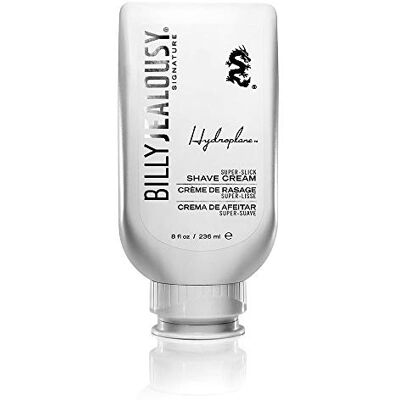 Billy Jealousy Hydroplane Crème à raser super lisse pour hommes 8 oz crème à raser Billy Jealousy Hydroplane Crème à raser super lisse pour hommes 8 oz crème à raser