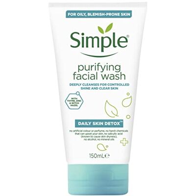 Simple Daily Skin Détox Nettoyant visage purifiant 150 ml Simple Daily Skin Détox Nettoyant visage purifiant 150 ml