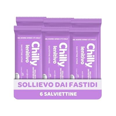 Chilly CY Lot de 6 lingettes lénitives AMZ Chilly CY Lot de 6 lingettes lénitives AMZ