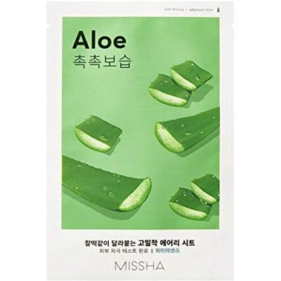 MISSHA Airy Fit Sheet Mask (Aloe) 19 ml MISSHA Airy Fit Sheet Mask (Aloe) 19 ml