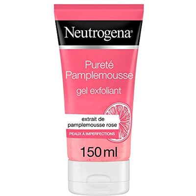 Neutrogena Gel Exfoliant au Pamplemousse Rose, Anti-Imperfections, Tube 150 ml Neutrogena Gel Exfoliant au Pamplemousse Rose, Anti-Imperfections, Tube 150 ml