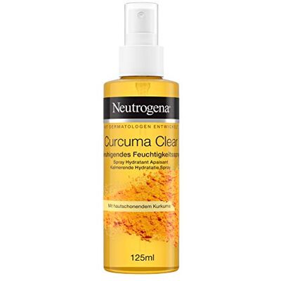 Neutrogena Curcuma Clear Spray hydratant apaisant pour le visage sans huile 125 ml Neutrogena Curcuma Clear Spray hydratant apaisant pour le visage sans huile 125 ml
