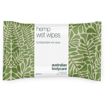 Australian Bodycare Lingettes nettoyantes pour peau fraîche (144 pièces) – Avec huile de graines de chanvre, aloe vera et 4-terpinéol, l'ingrédient actif connu à partir de l'huile d'arbre à thé Australian Bodycare Lingettes nettoyantes pour peau fraîche (144 pièces) – Avec huile de graines de chanvre, aloe vera et 4-terpinéol, l'ingrédient actif connu à partir de l'huile d'arbre à thé