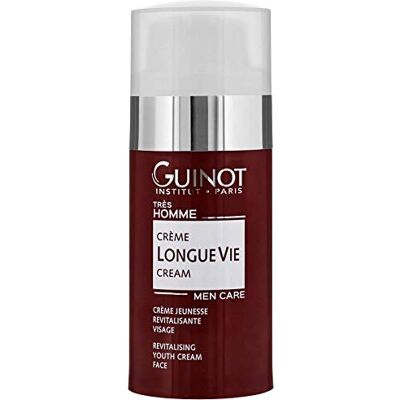 Guinot Longue Vie Homme, Crème de soin pour le visage 24h pour homme, Très Homme, 50 ml Guinot Longue Vie Homme, Crème de soin pour le visage 24h pour homme, Très Homme, 50 ml