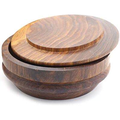 Jag Shaving Bol à raser Blaireau en bois Bol à savon à raser durable Avec couvercle Bol à savon à raser Pour savon à raser Bol à crème à raser Collection durable Jag Shaving Bol à raser Blaireau en bois Bol à savon à raser durable Avec couvercle Bol à savon à raser Pour savon à raser Bol à crème à raser Collection durable