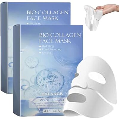 JWMSXYQR Masque facial au collagène hydratant pendant la nuit Masque hydratant au collagène profond et anti-rides Masque facial au collagène bio pour tous les types de peau JWMSXYQR Masque facial au collagène hydratant pendant la nuit Masque hydratant au collagène profond et anti-rides Masque facial au collagène bio pour tous les types de peau