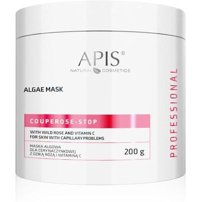 Apis Natural Cosmetics Apis Masque professionnel Couperose Stop à la rose sauvage et aux algues à la vitamine C pour peau capillaire 200 g Apis Natural Cosmetics Apis Masque professionnel Couperose Stop à la rose sauvage et aux algues à la vitamine C pour peau capillaire 200 g