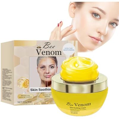 blmcoos Crème de traitement de la peau au venin d'abeille, crème pour la peau polyvalente, crème anti-rides de venin d'abeille, crème raffermissante de venin d'abeille, crème tout-en-un, lotion hydratante blmcoos Crème de traitement de la peau au venin d'abeille, crème pour la peau polyvalente, crème anti-rides de venin d'abeille, crème raffermissante de venin d'abeille, crème tout-en-un, lotion hydratante