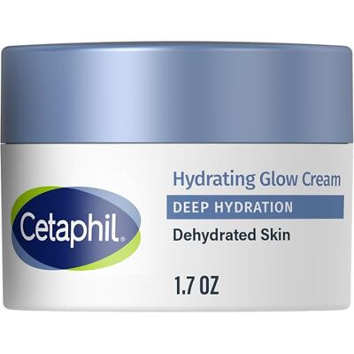 Cetaphil Deep Hydration Healthy Glow Daily Face Cream 48 Heures Hydratant pour peaux sensibles avec acide hyaluronique, vitamine E et vitamine B5 Cetaphil Deep Hydration Healthy Glow Daily Face Cream 48 Heures Hydratant pour peaux sensibles avec acide hyaluronique, vitamine E et vitamine B5