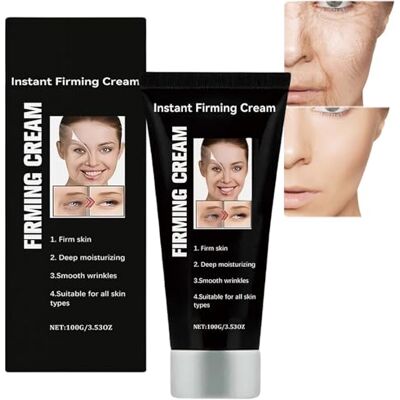 JASUBAI Crème raffermissante instantanée pour le visage et le cou, raffermissement et lifting de la peau flasque, réduction des poches et des ridules avec du rétinol, crème lifting anti-rides, crème JASUBAI Crème raffermissante instantanée pour le visage et le cou, raffermissement et lifting de la peau flasque, réduction des poches et des ridules avec du rétinol, crème lifting anti-rides, crème