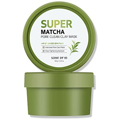 SOME BY MI Super Matcha Pore Clean Clay Mask, Masque d'argile purifiant au thé matcha, 100 g, vert, 300 g SOME BY MI Super Matcha Pore Clean Clay Mask, Masque d'argile purifiant au thé matcha, 100 g, vert, 300 g